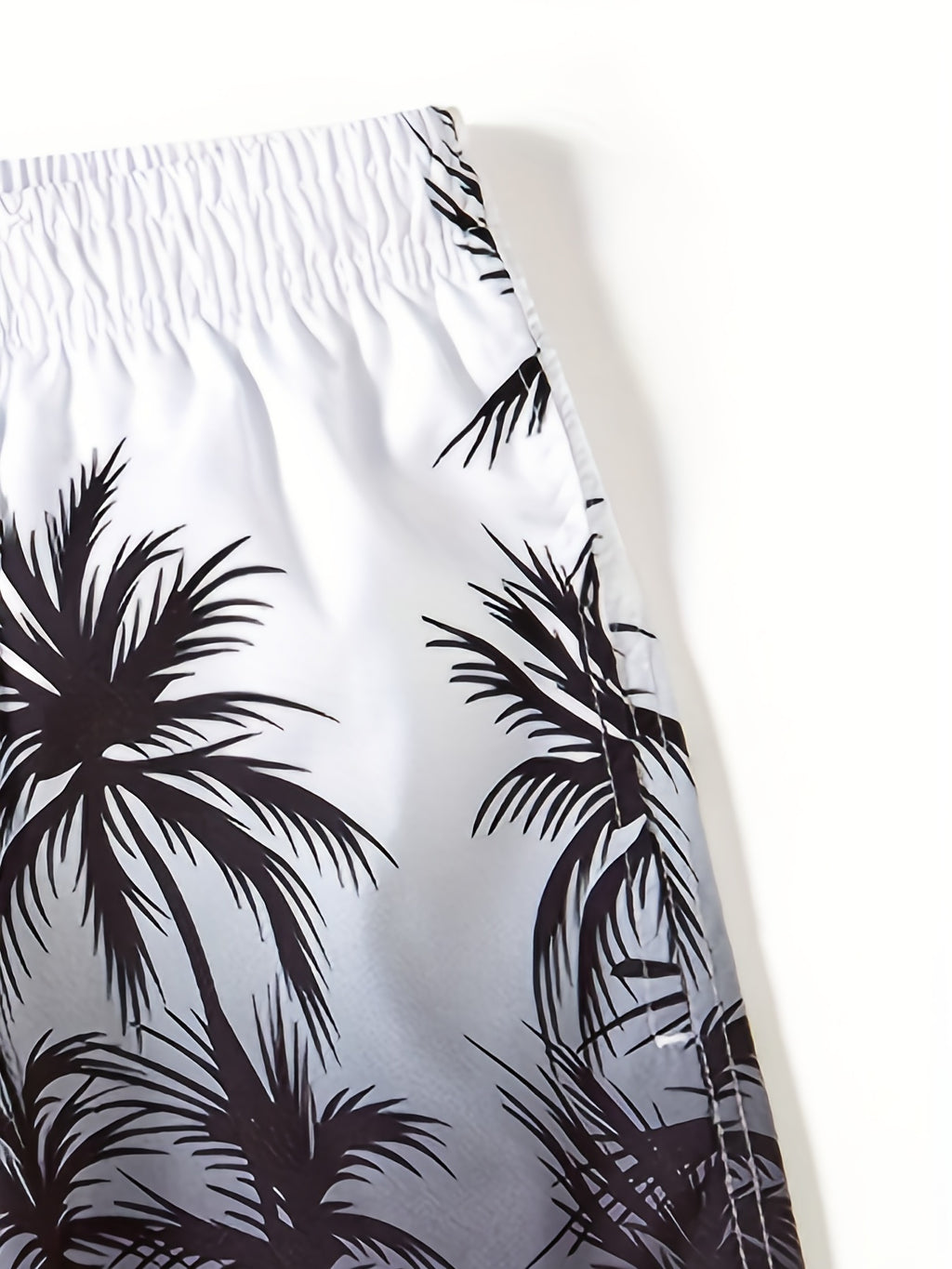 Maillot de bain imprimé cocotier pour homme, séchage rapide, cordon de serrage, pour la plage, l'été, la piscine