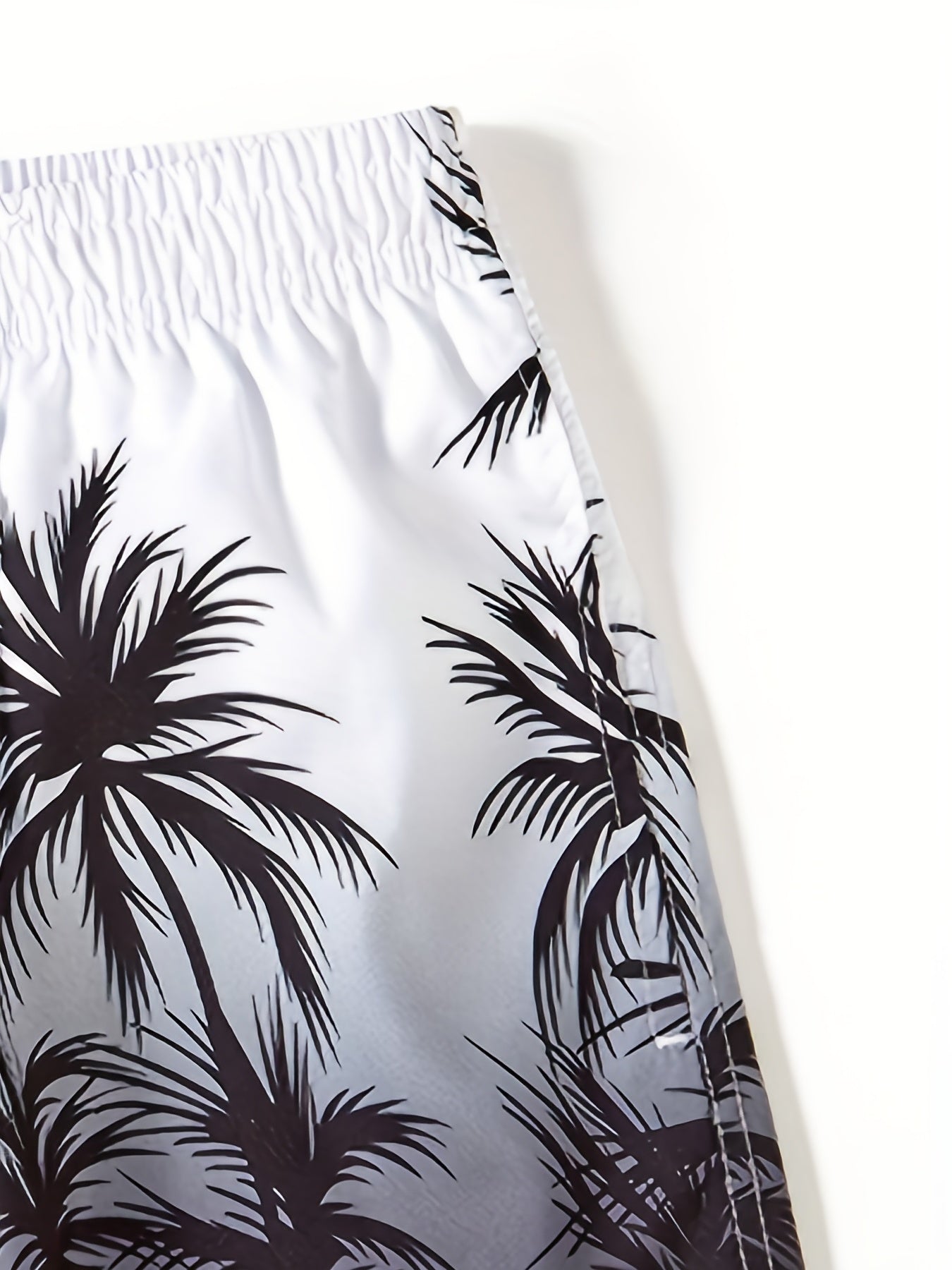 Maillot de bain imprimé cocotier pour homme, séchage rapide, cordon de serrage, pour la plage, l'été, la piscine