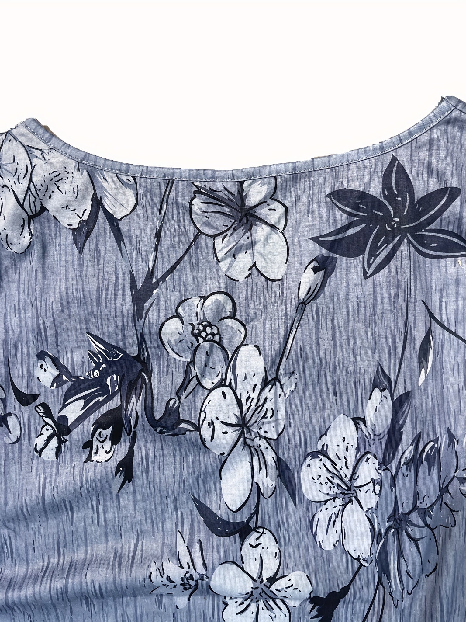 T-shirt boutonné à imprimé floral, t-shirt d'été décontracté à manches courtes, vêtements pour femmes