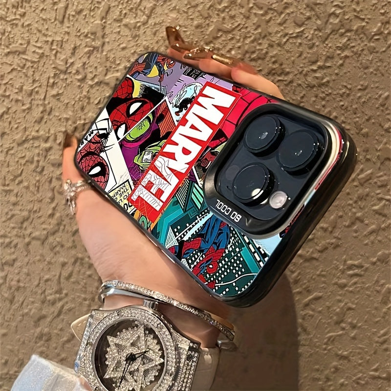 1 coque de luxe Spider-Man pour smartphone - Protection intégrale de haute qualité et absorption des chocs ultra-fine pour iPhone 12, 13 Pro Max/Plus/Pro. Cadeau idéal pour Pâques, un anniversaire ou la Saint-Valentin.