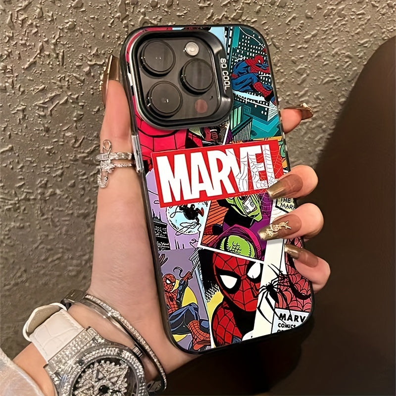 1 coque de luxe Spider-Man pour smartphone - Protection intégrale de haute qualité et absorption des chocs ultra-fine pour iPhone 12, 13 Pro Max/Plus/Pro. Cadeau idéal pour Pâques, un anniversaire ou la Saint-Valentin.
