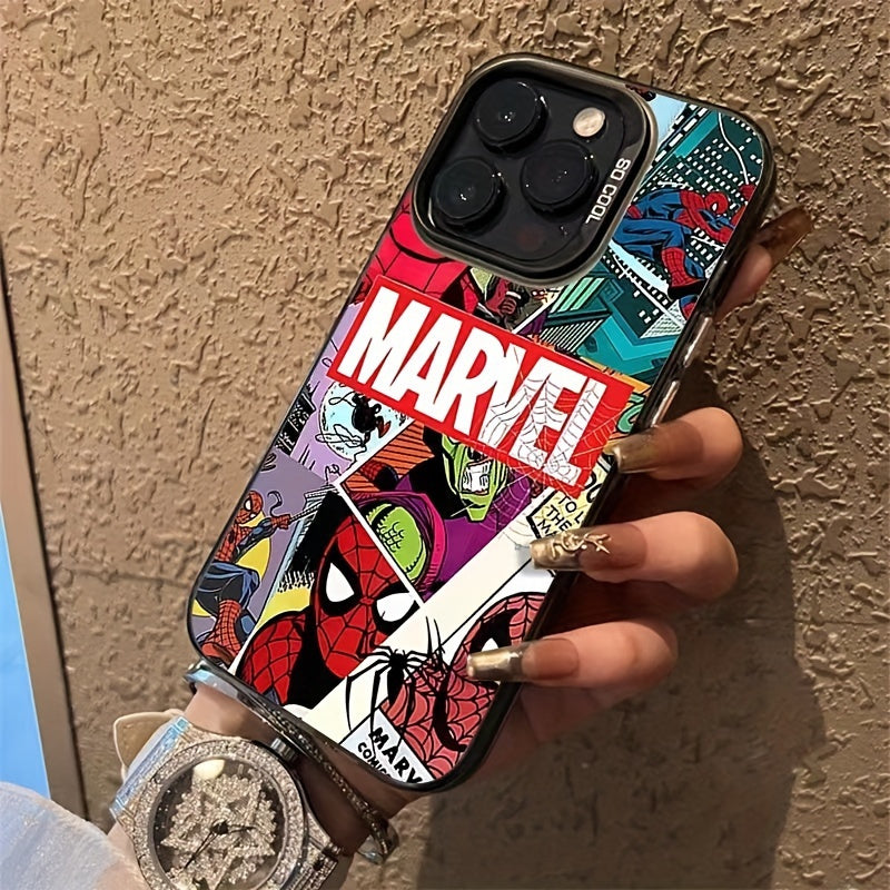 1 coque de luxe Spider-Man pour smartphone - Protection intégrale de haute qualité et absorption des chocs ultra-fine pour iPhone 12, 13 Pro Max/Plus/Pro. Cadeau idéal pour Pâques, un anniversaire ou la Saint-Valentin.