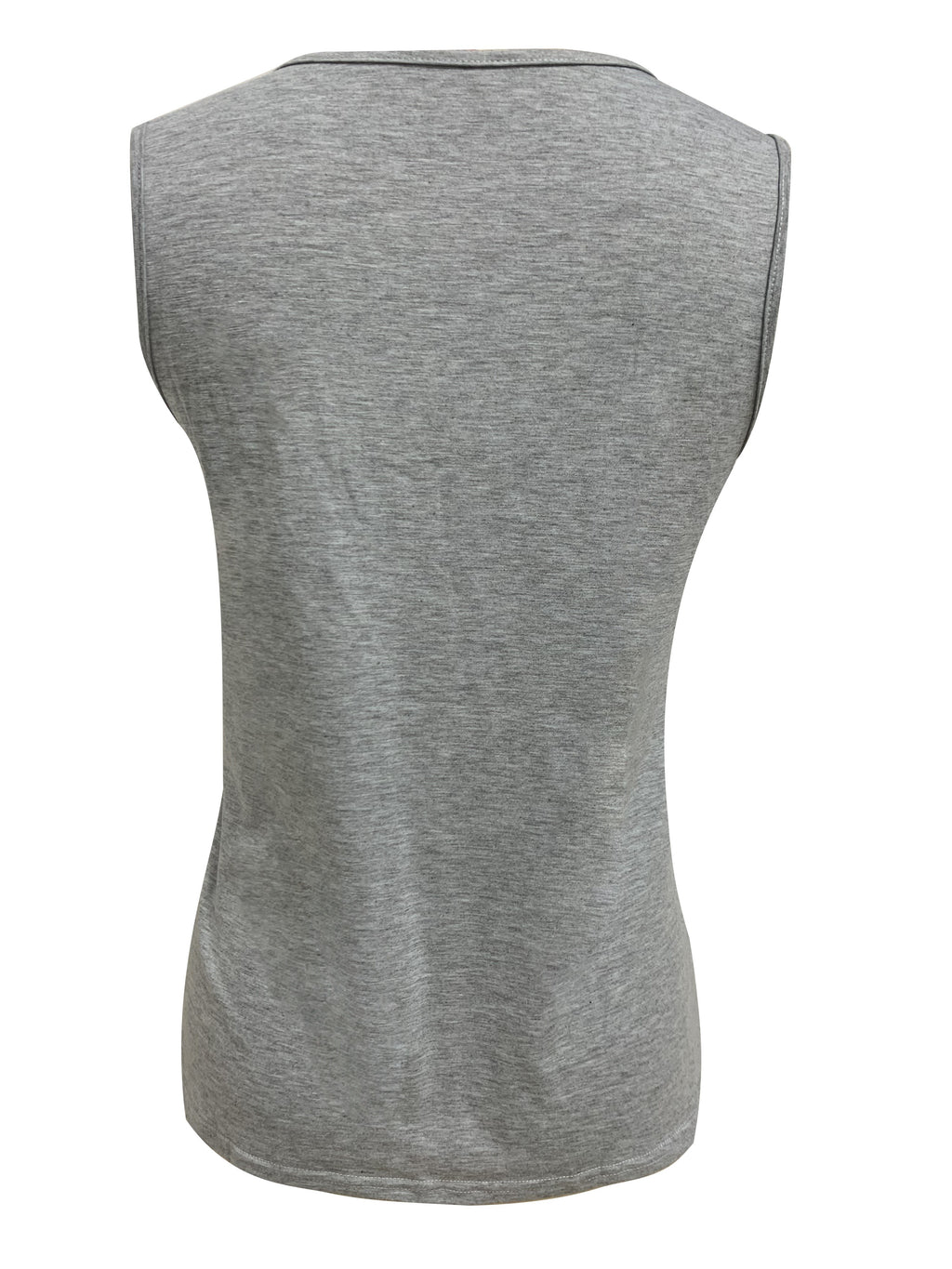 Débardeur ras du cou uni, débardeur d'été décontracté sans manches, vêtements pour femmes