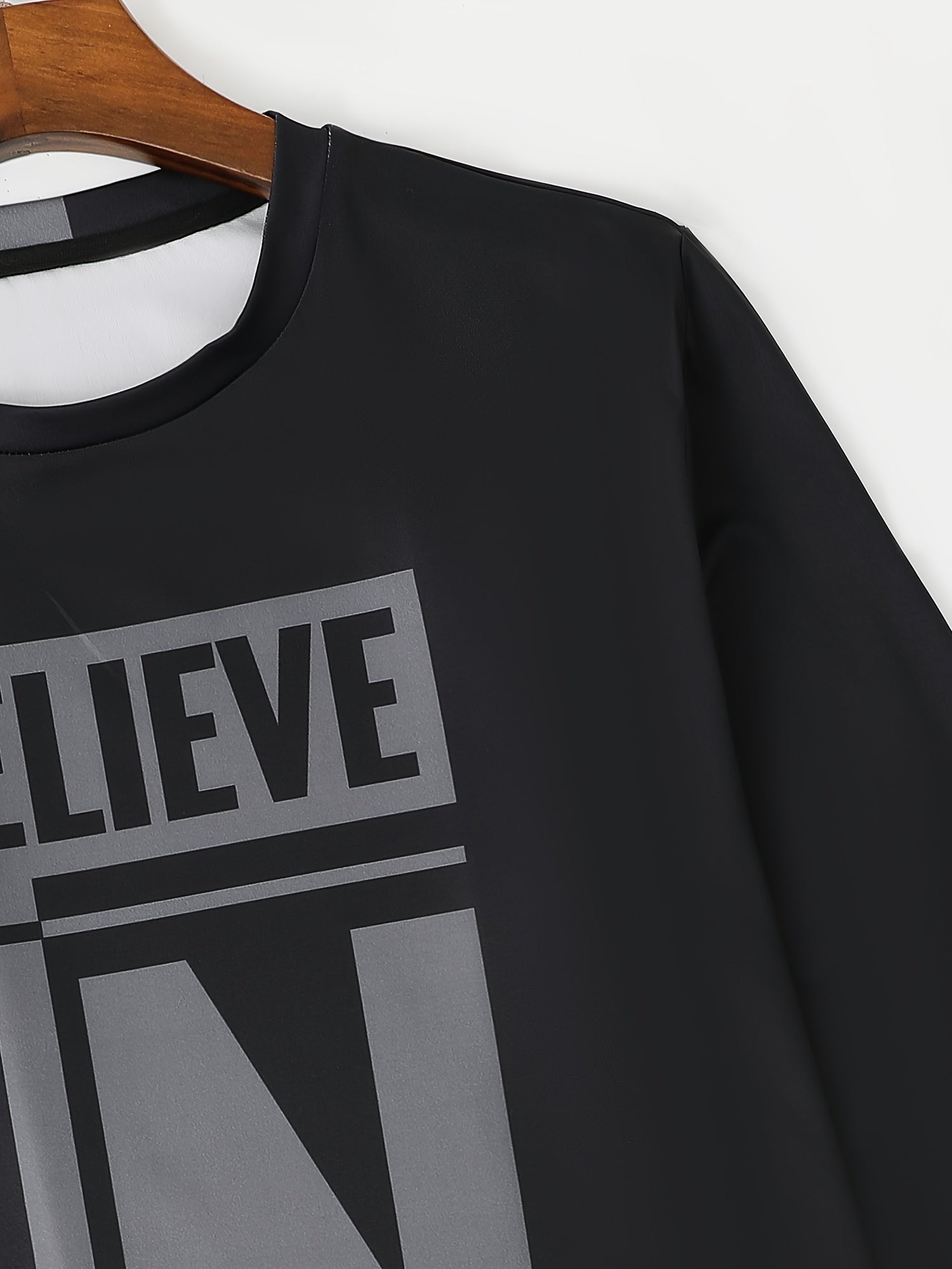 Ensemble 2 pièces pour homme, t-shirt ras du cou à manches longues et sweat-shirt à cordon de serrage, style jogging, pour l'hiver et l'automne. Vêtements pour homme