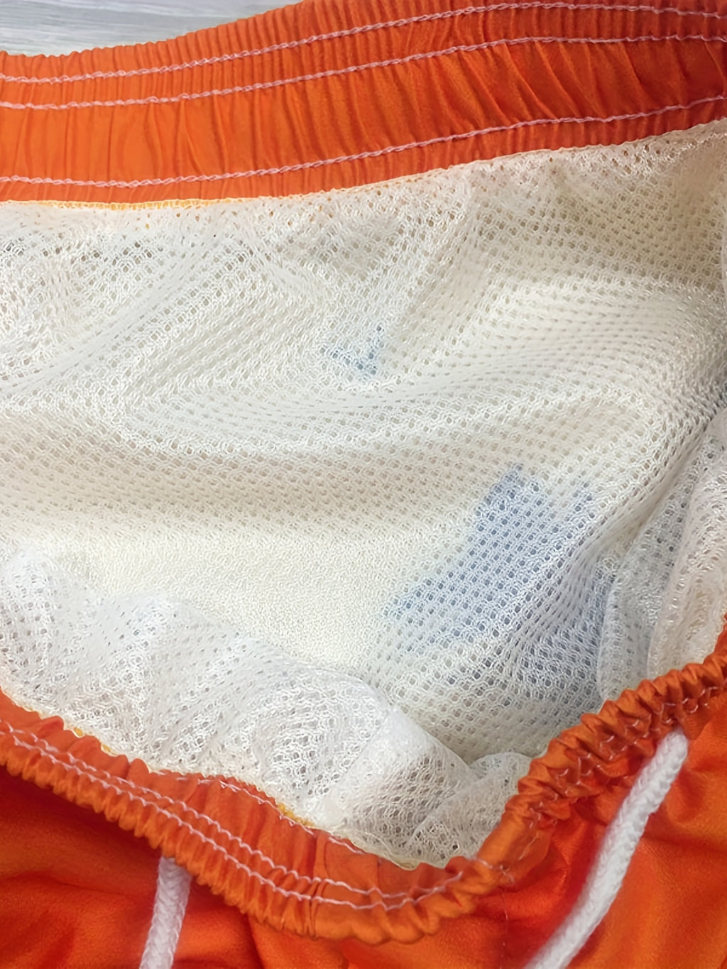 Maillot de bain confortable et respirant avec cordon de serrage et doublure en maille à séchage rapide, motif palmier, avec 2 poches, pour homme, idéal pour les vacances d'été, la plage, la piscine