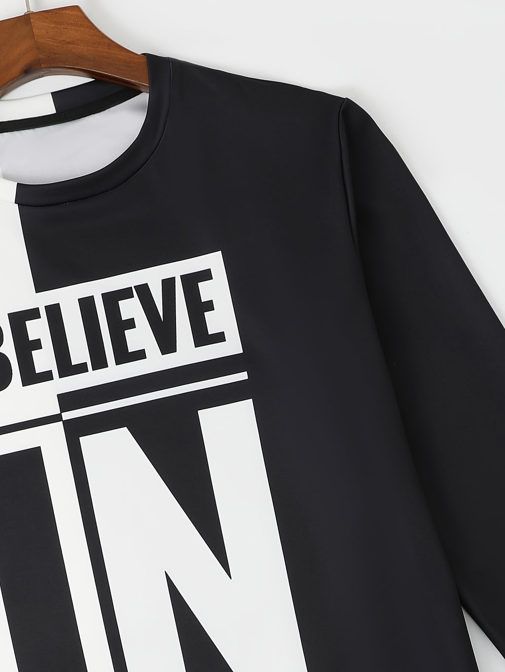 Ensemble 2 pièces pour homme, t-shirt ras du cou à manches longues et sweat-shirt à cordon de serrage, style jogging, pour l'hiver et l'automne. Vêtements pour homme