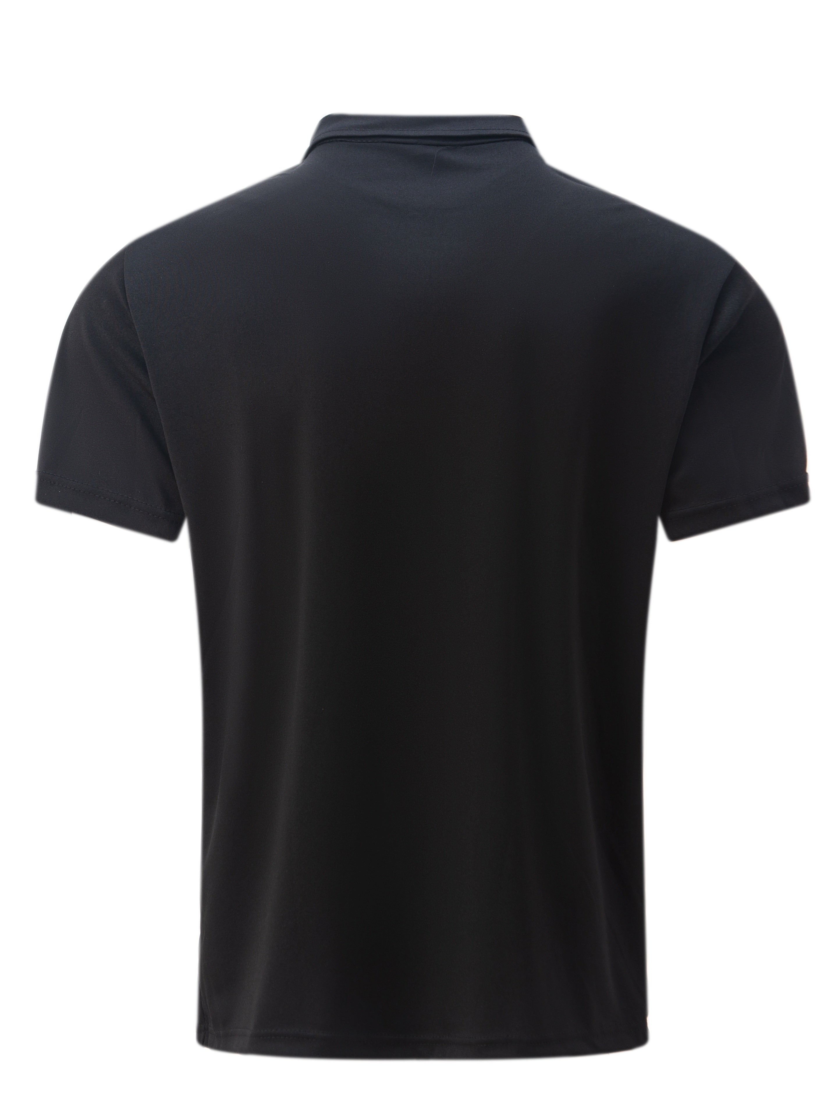 Polo de golf respirant, coupe standard, avec poche zippée sur la poitrine, col en V, manches courtes, pour l'été, vêtements pour hommes