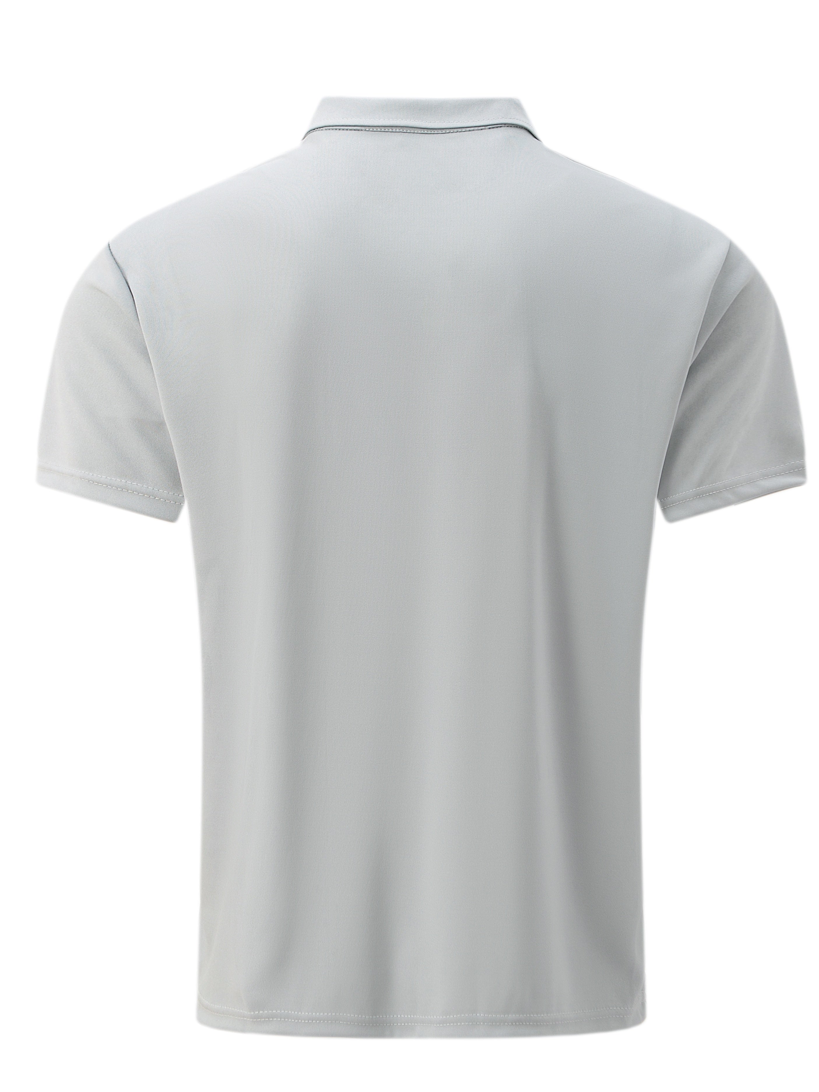 Polo de golf respirant, coupe standard, avec poche zippée sur la poitrine, col en V, manches courtes, pour l'été, vêtements pour hommes