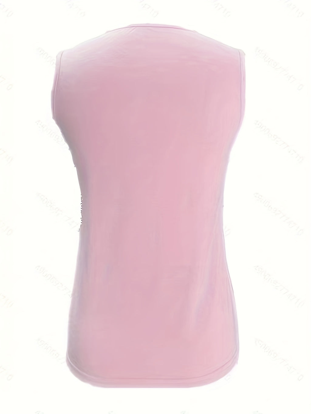 Débardeur ras du cou uni, débardeur d'été décontracté sans manches, vêtements pour femmes