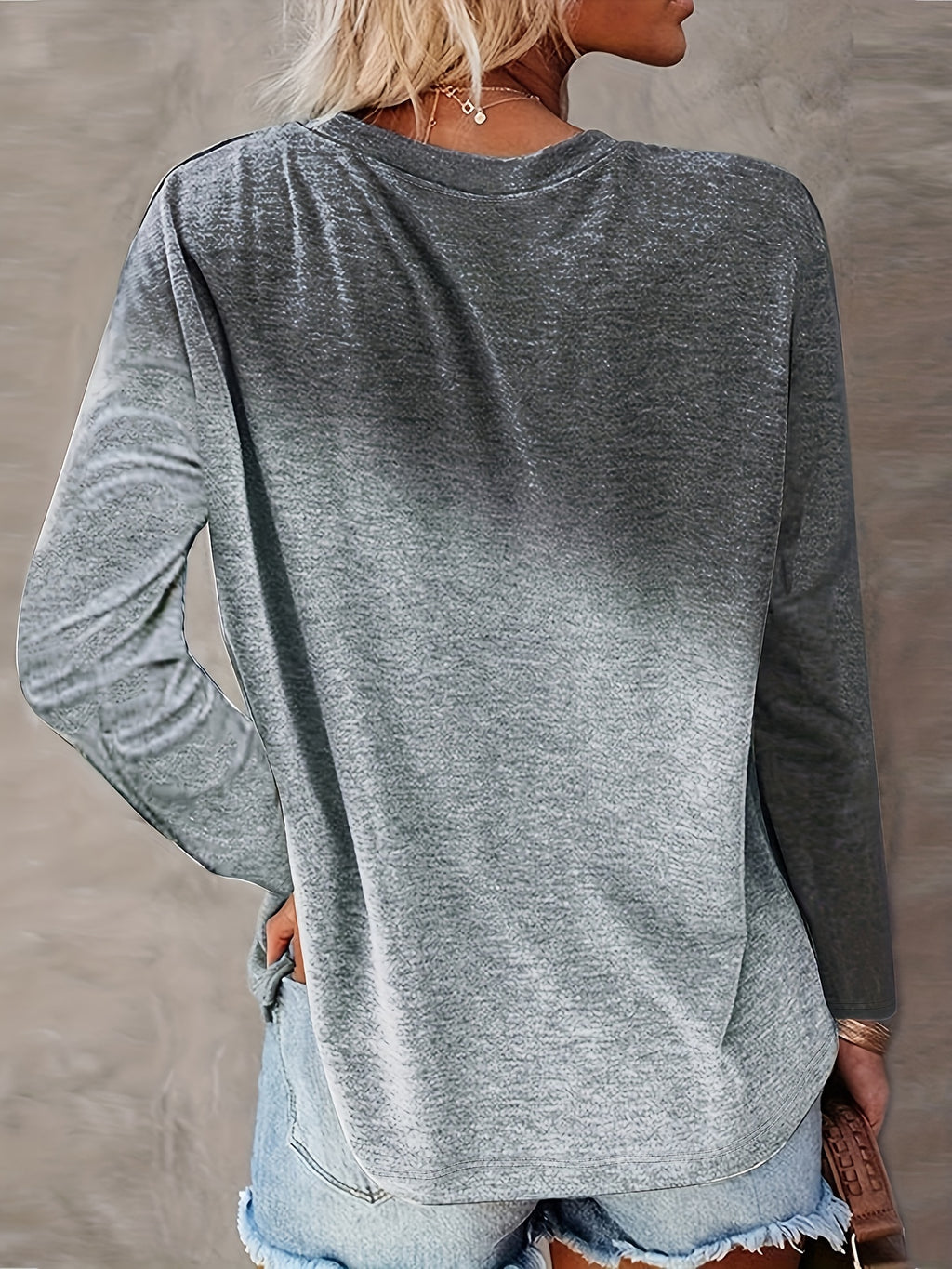 Sweat-shirt ras du cou à imprimé libellule, sweat-shirt décontracté à manches longues pour le printemps et l'automne, vêtements pour femmes