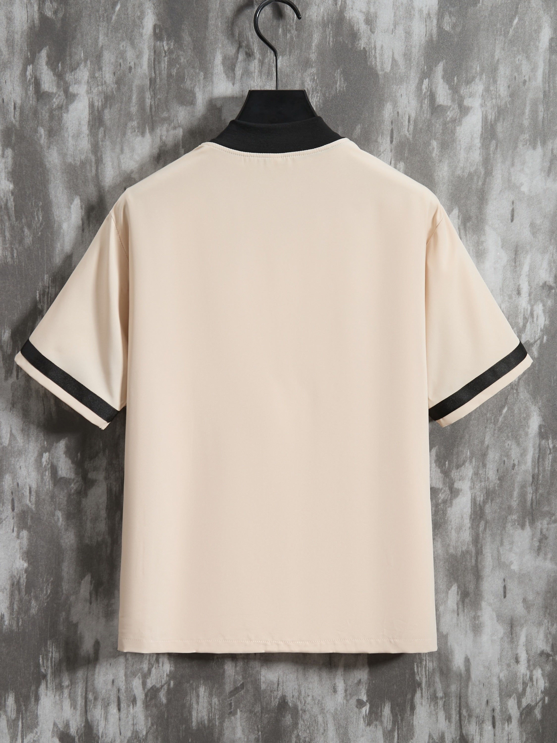 Ensemble 2 pièces tendance pour homme, imprimé lettres, maillot de baseball décontracté à manches courtes et short à cordon pour l'été, vêtements pour homme, entraînement de vacances