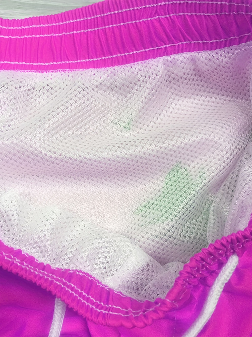 Maillot de bain confortable et respirant avec cordon de serrage et doublure en maille à séchage rapide, motif palmier, avec 2 poches, pour homme, idéal pour les vacances d'été, la plage, la piscine