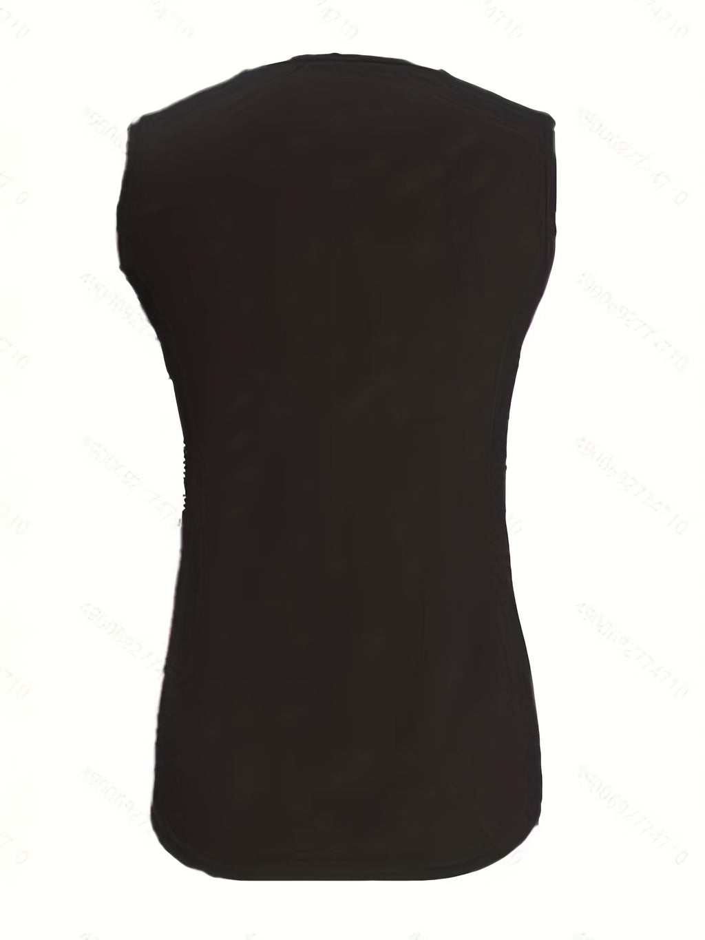 Débardeur ras du cou uni, débardeur d'été décontracté sans manches, vêtements pour femmes