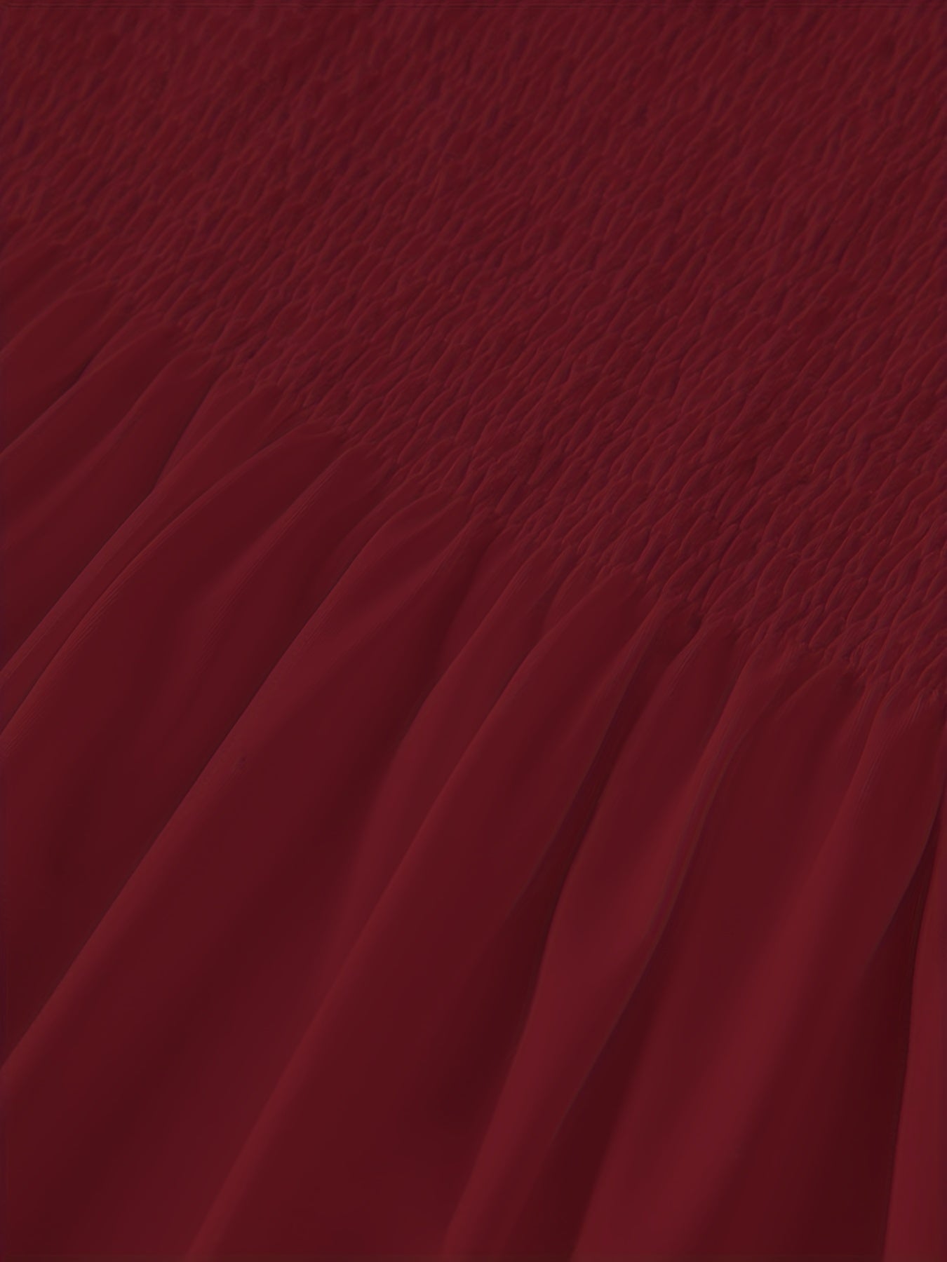 Haut tube à volants froncés, haut bandeau sans bretelles décontracté pour l'été, vêtements pour femmes, mariage, vacances