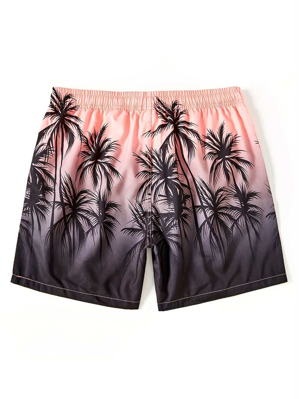 Maillot de bain imprimé cocotier pour homme, séchage rapide, cordon de serrage, pour la plage, l'été, la piscine