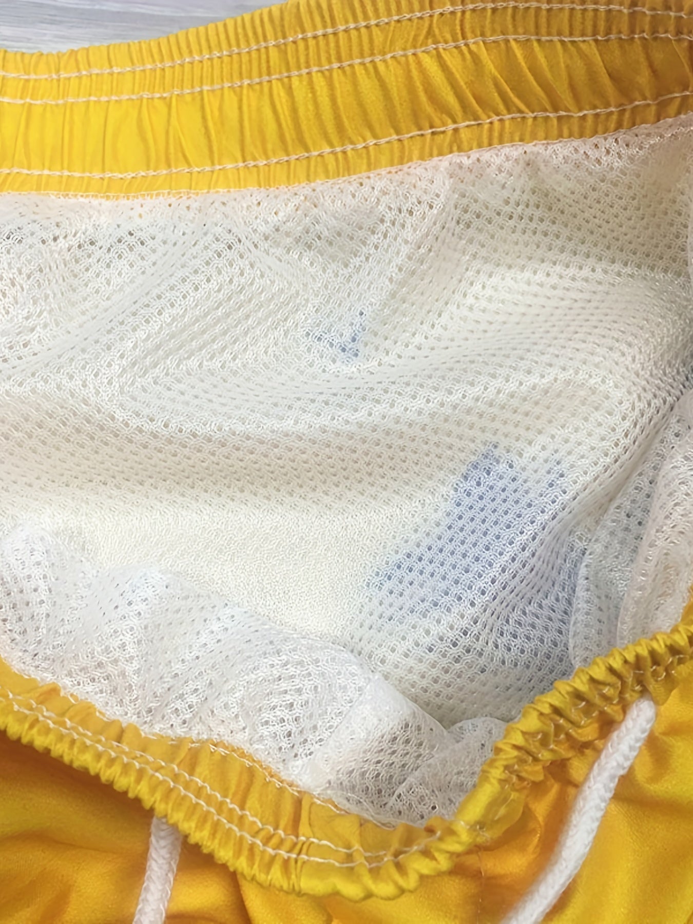 Maillot de bain confortable et respirant avec cordon de serrage et doublure en maille à séchage rapide, motif palmier, avec 2 poches, pour homme, idéal pour les vacances d'été, la plage, la piscine