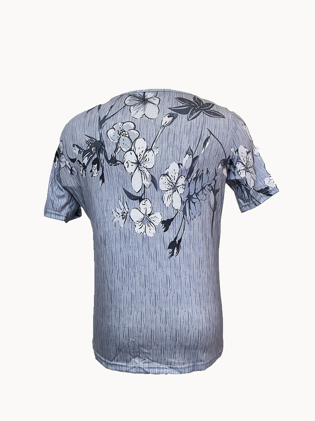 T-shirt boutonné à imprimé floral, t-shirt d'été décontracté à manches courtes, vêtements pour femmes