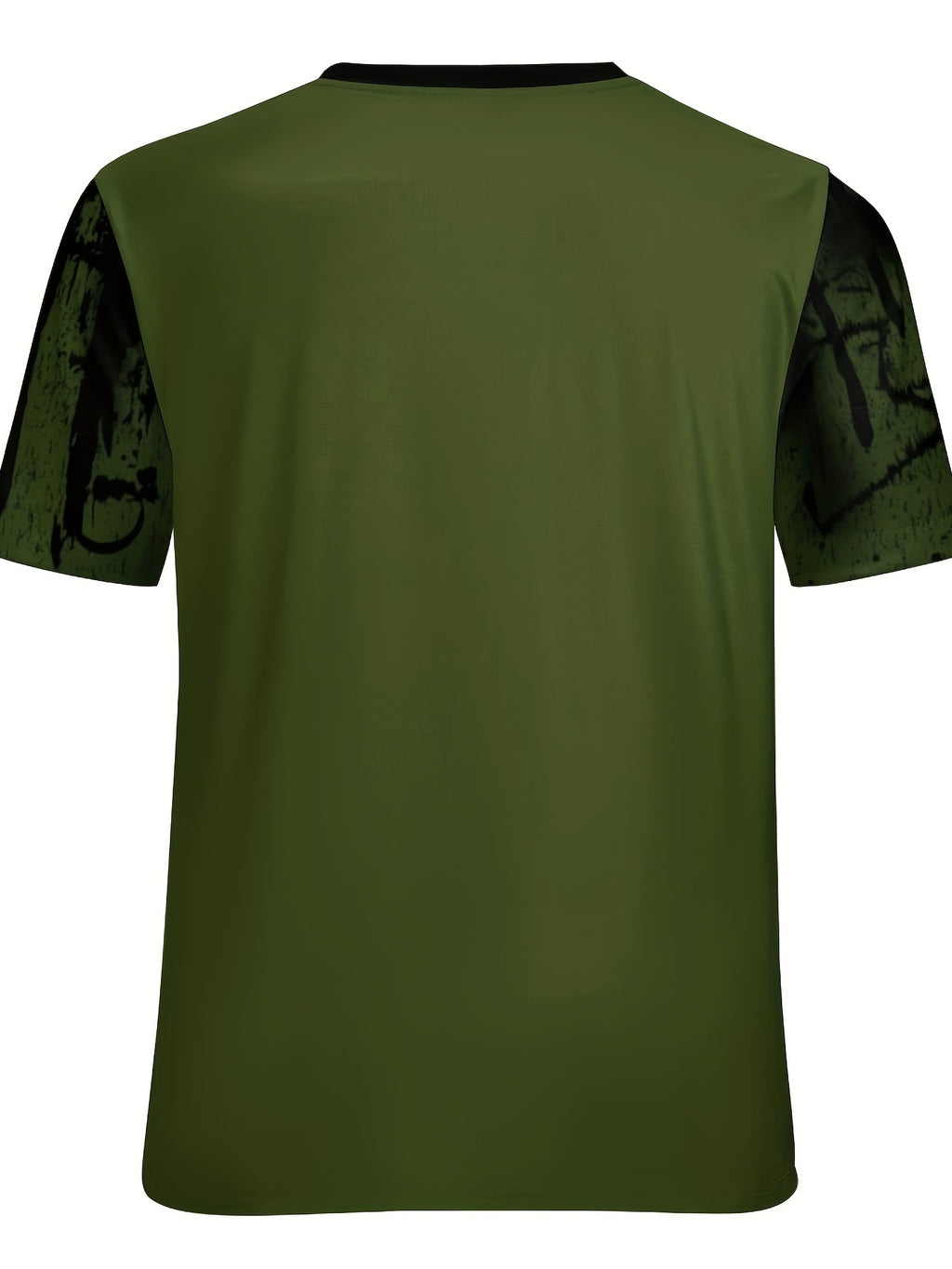 T-shirt ras du cou imprimé éclaboussures de peinture pour homme, design graphique, décontracté et confortable pour l'été, idéal pour l'entraînement quotidien en salle de sport ou la course à pied.