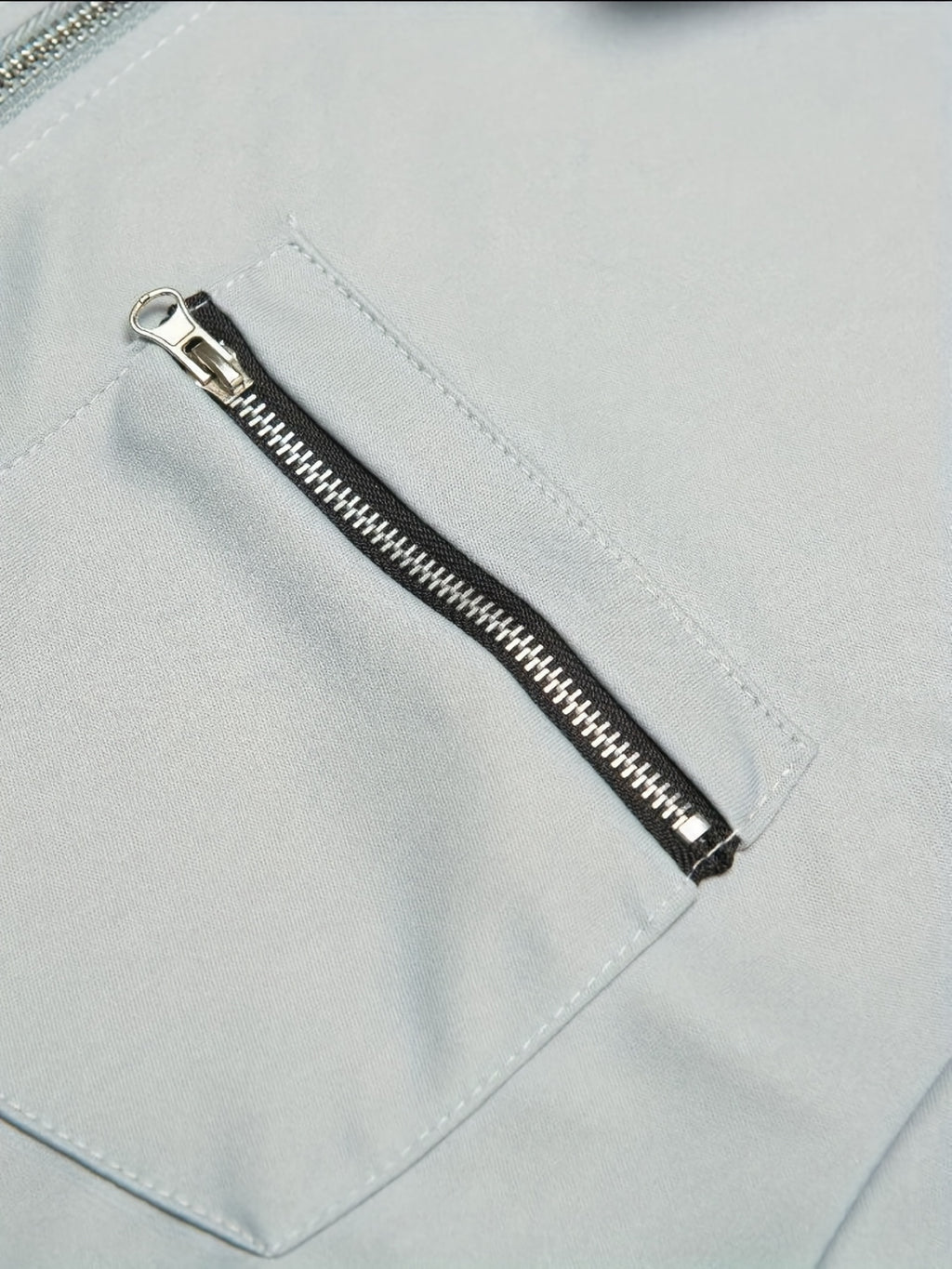 Polo de golf respirant, coupe standard, avec poche zippée sur la poitrine, col en V, manches courtes, pour l'été, vêtements pour hommes