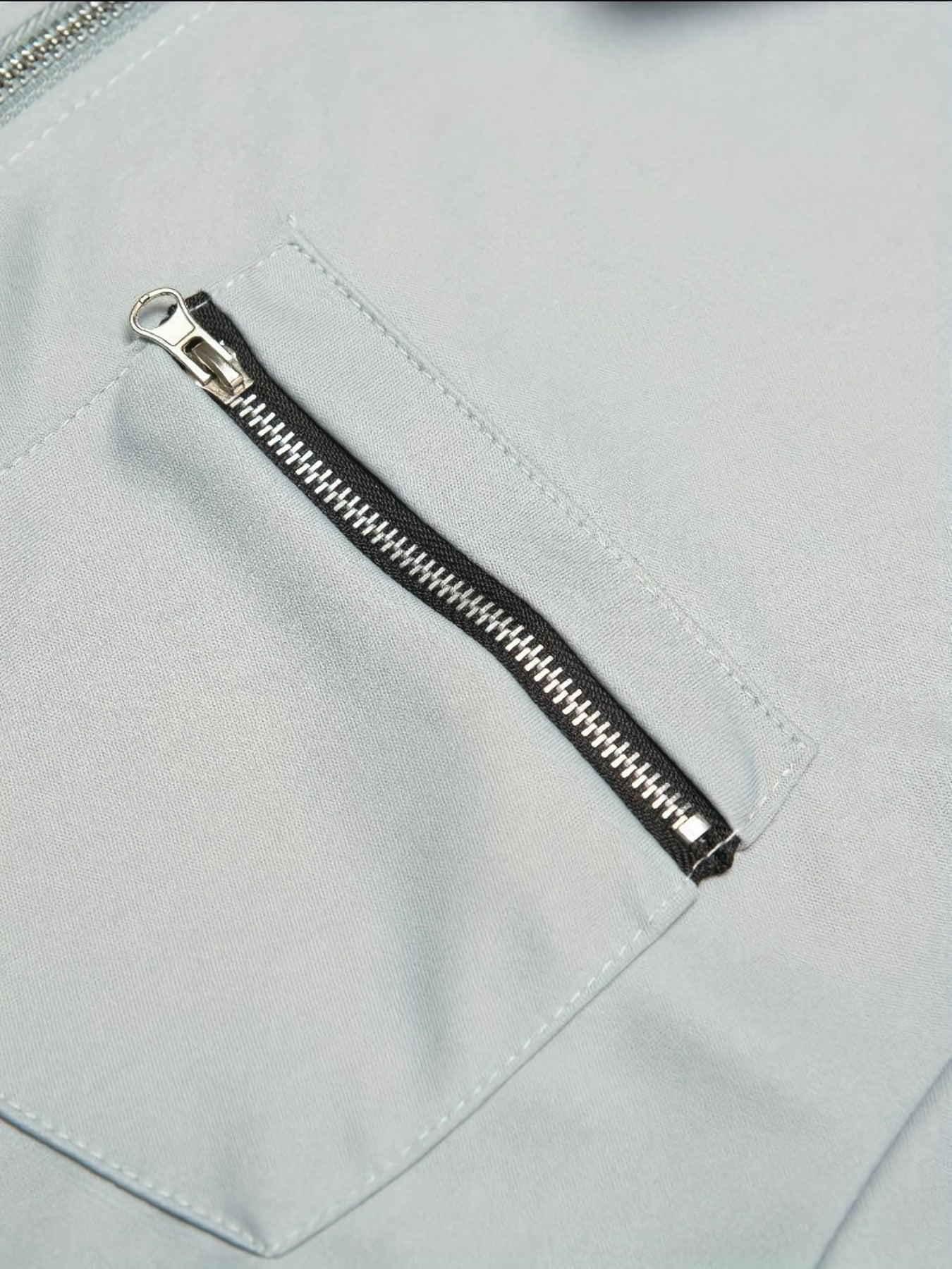 Polo de golf respirant, coupe standard, avec poche zippée sur la poitrine, col en V, manches courtes, pour l'été, vêtements pour hommes