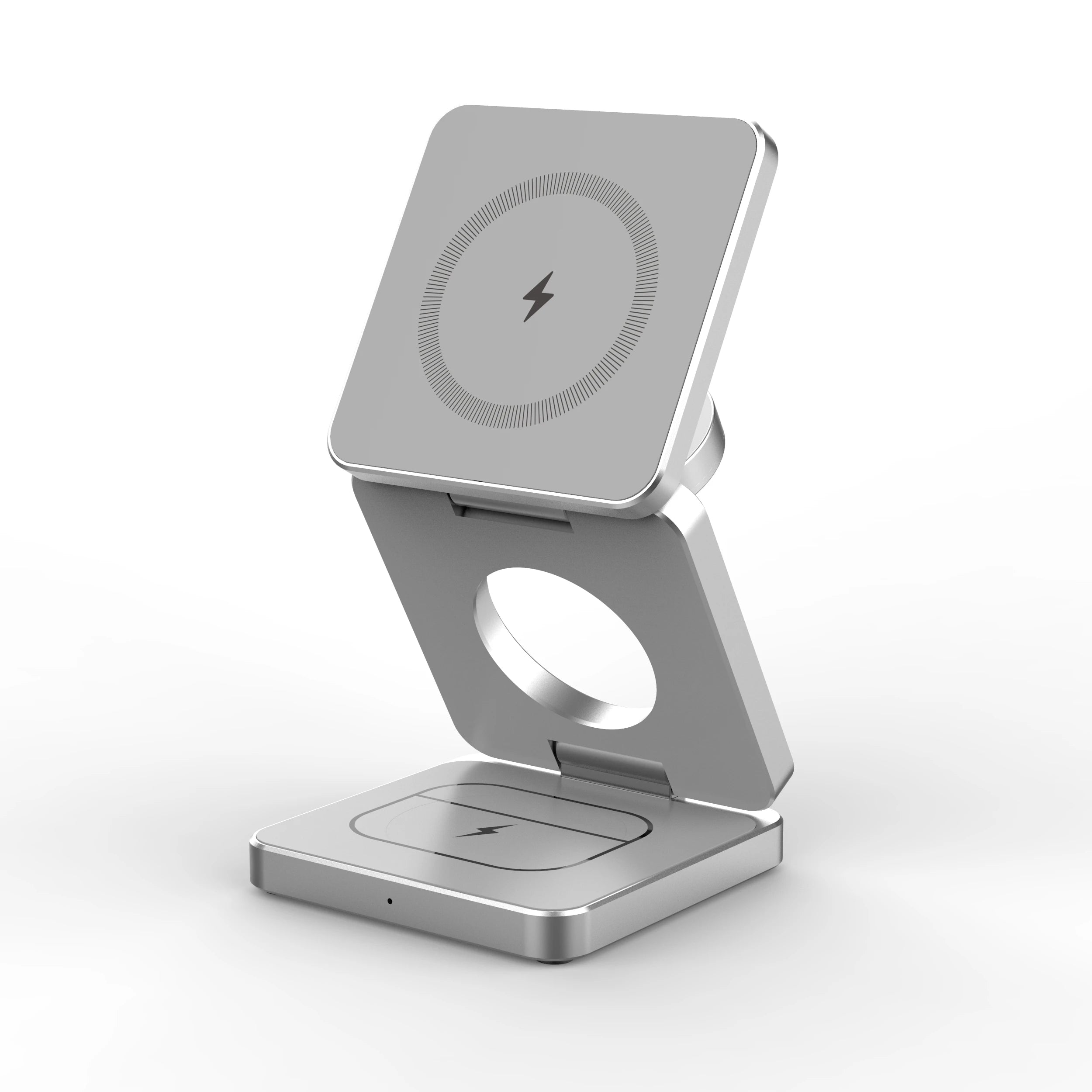 Factory Wireless Charger ILEPO Iw30 3 in 1 Magnetic Foldable Magnetic Charging Station Travel Charger for iphone Power Adapter