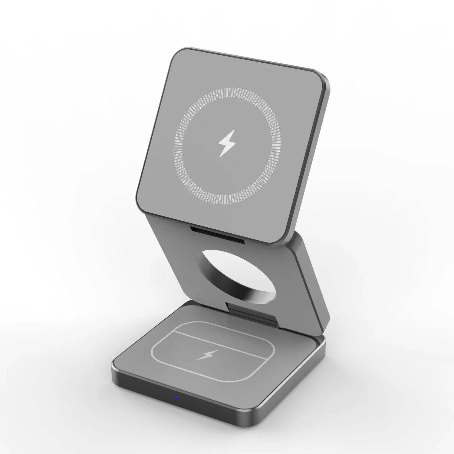 Factory Wireless Charger ILEPO Iw30 3 in 1 Magnetic Foldable Magnetic Charging Station Travel Charger for iphone Power Adapter
