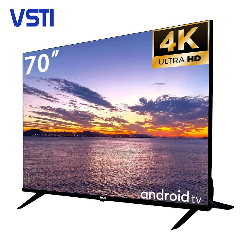 VSTI Smart TV 70 Inch LED High Quality 4k LED Android TV 55 65 75 85 Inches Support Customization