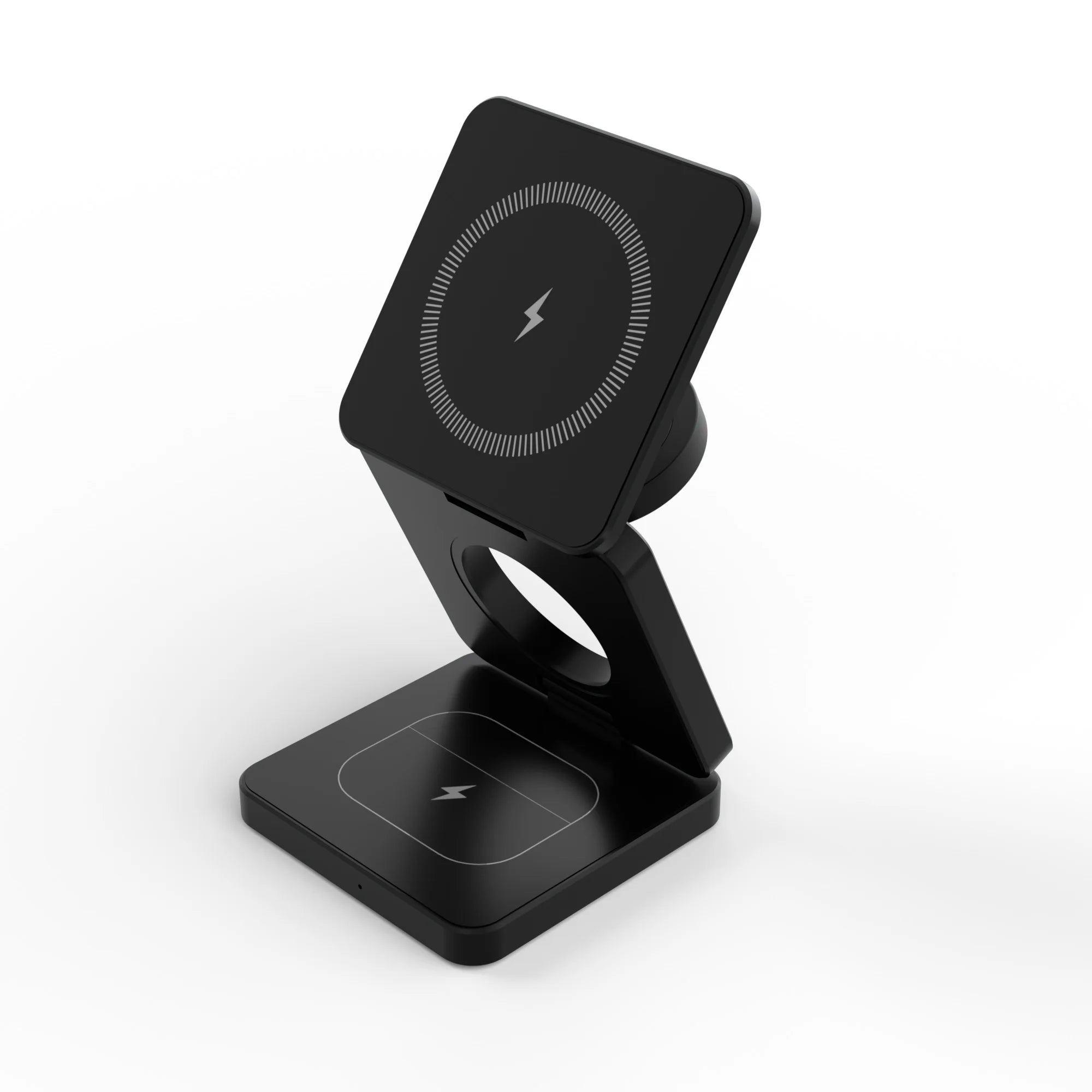Factory Wireless Charger ILEPO Iw30 3 in 1 Magnetic Foldable Magnetic Charging Station Travel Charger for iphone Power Adapter