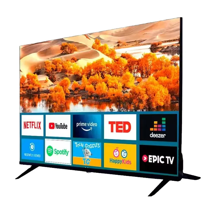 55 Inch Smart Android LED LCD TV for Hotels 4K HDTV with LAN Interface LED Backlight