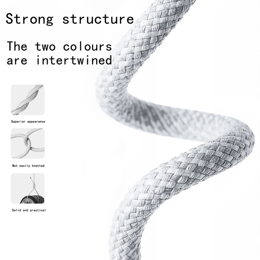 Usb C to Type C Mobile Phone Data Cable Fast Charging PD 60W Braided Charger Cable For Iphone 15 Android Samsung 1Pcs 2Pcs 3Pcs