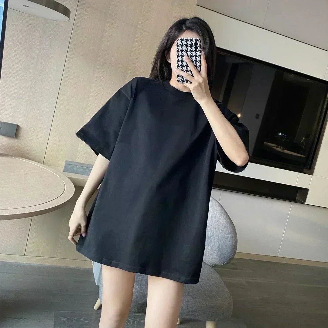 Hot Selling Women's T-shirt Designer T-shirt Letter Printed Casual Short Sleeved Brand Top Round Neck Men's and Women's T-shirt