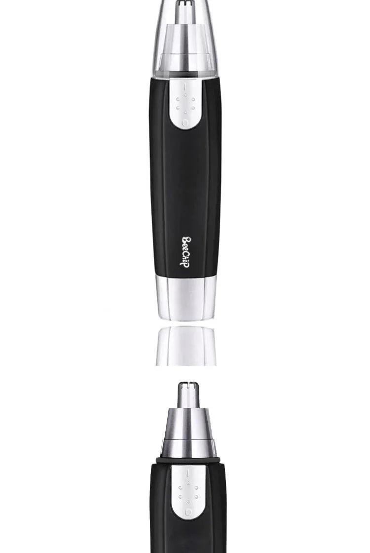 Tondeuse électrique pour le nez pour hommes, modèle à piles, pour couper les poils du nez et des narines, ciseaux pour couper les poils du nez.