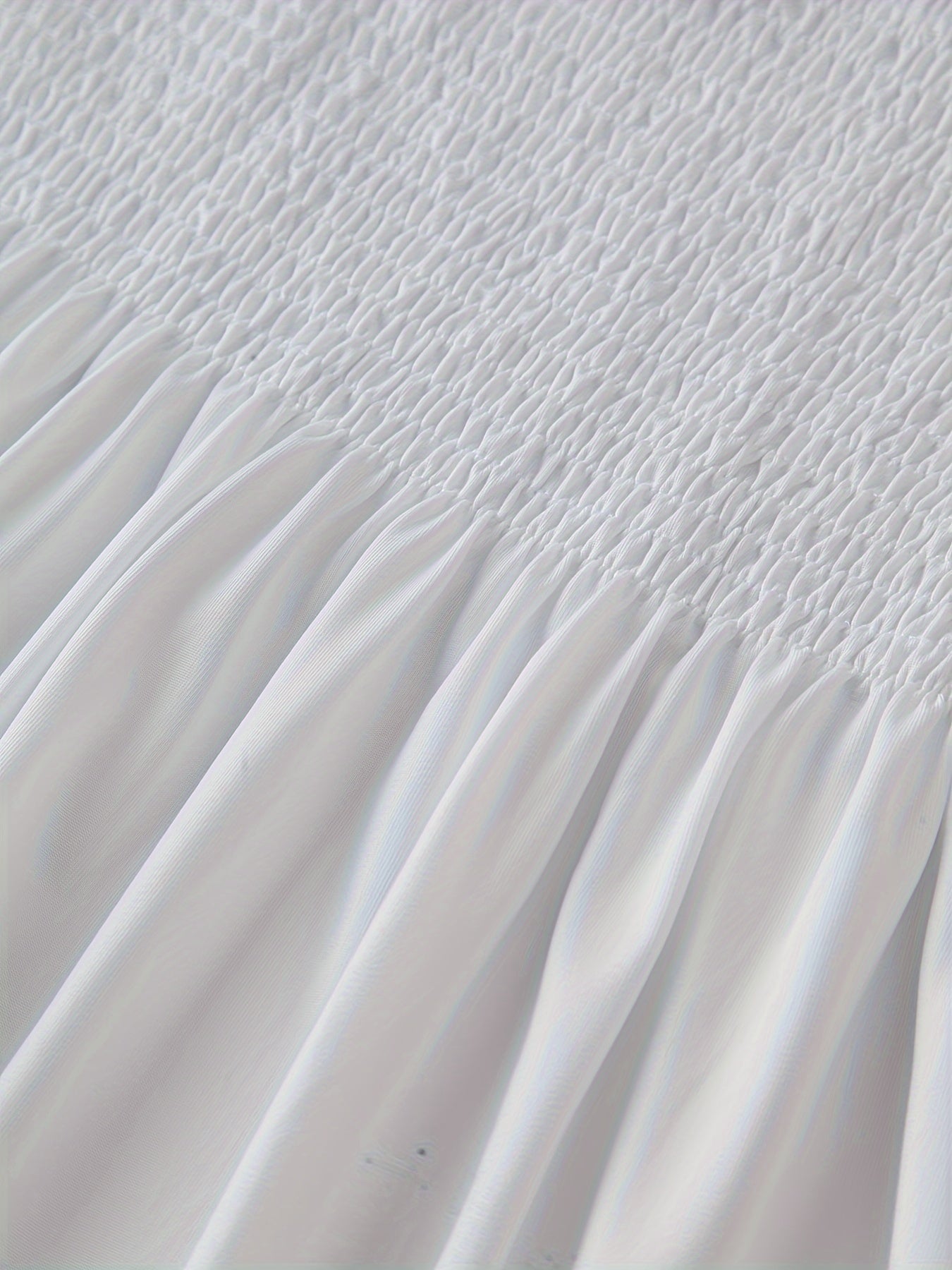 Haut tube à volants froncés, haut bandeau sans bretelles décontracté pour l'été, vêtements pour femmes, mariage, vacances