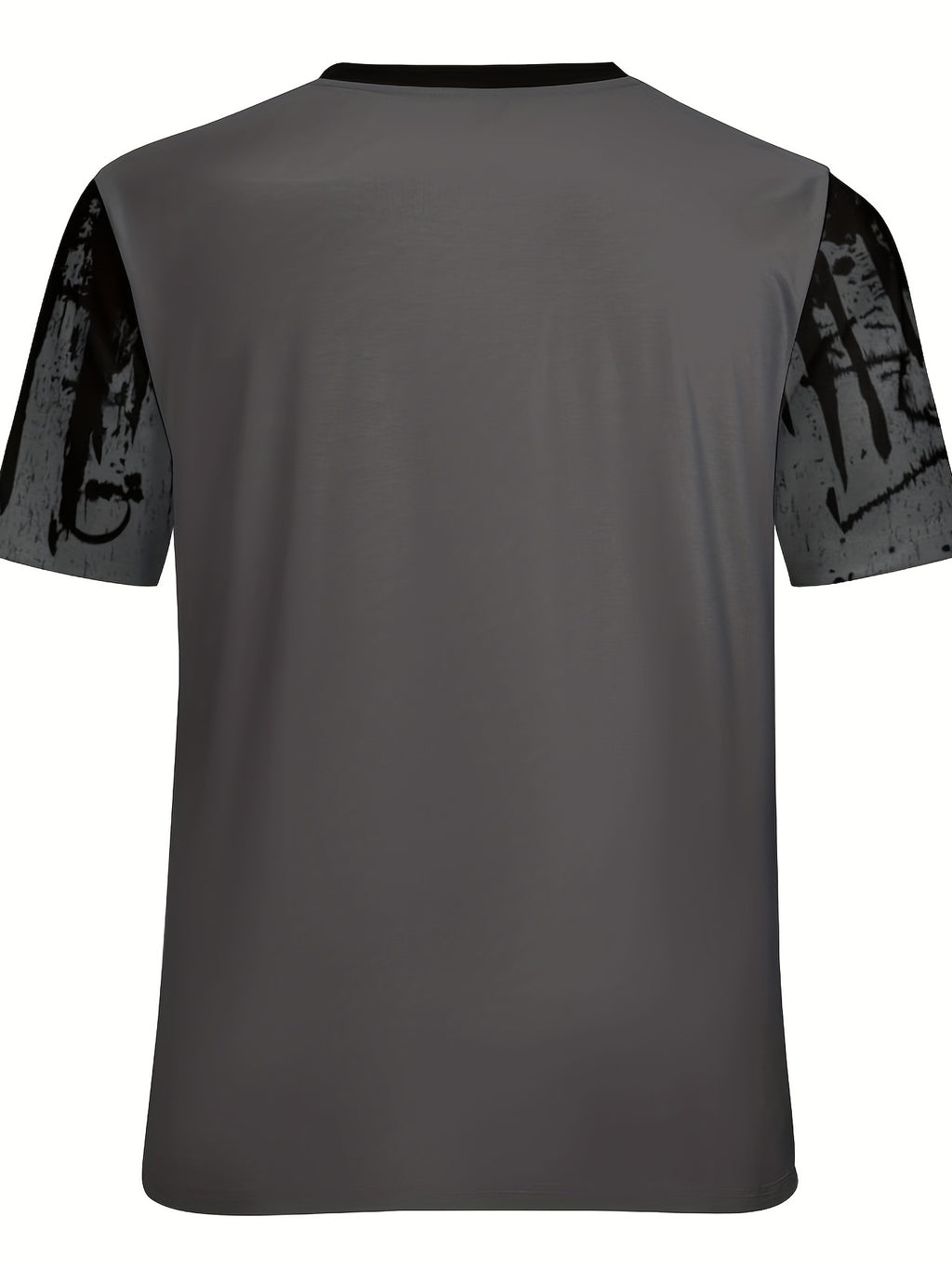 T-shirt ras du cou imprimé éclaboussures de peinture pour homme, design graphique, décontracté et confortable pour l'été, idéal pour l'entraînement quotidien en salle de sport ou la course à pied.