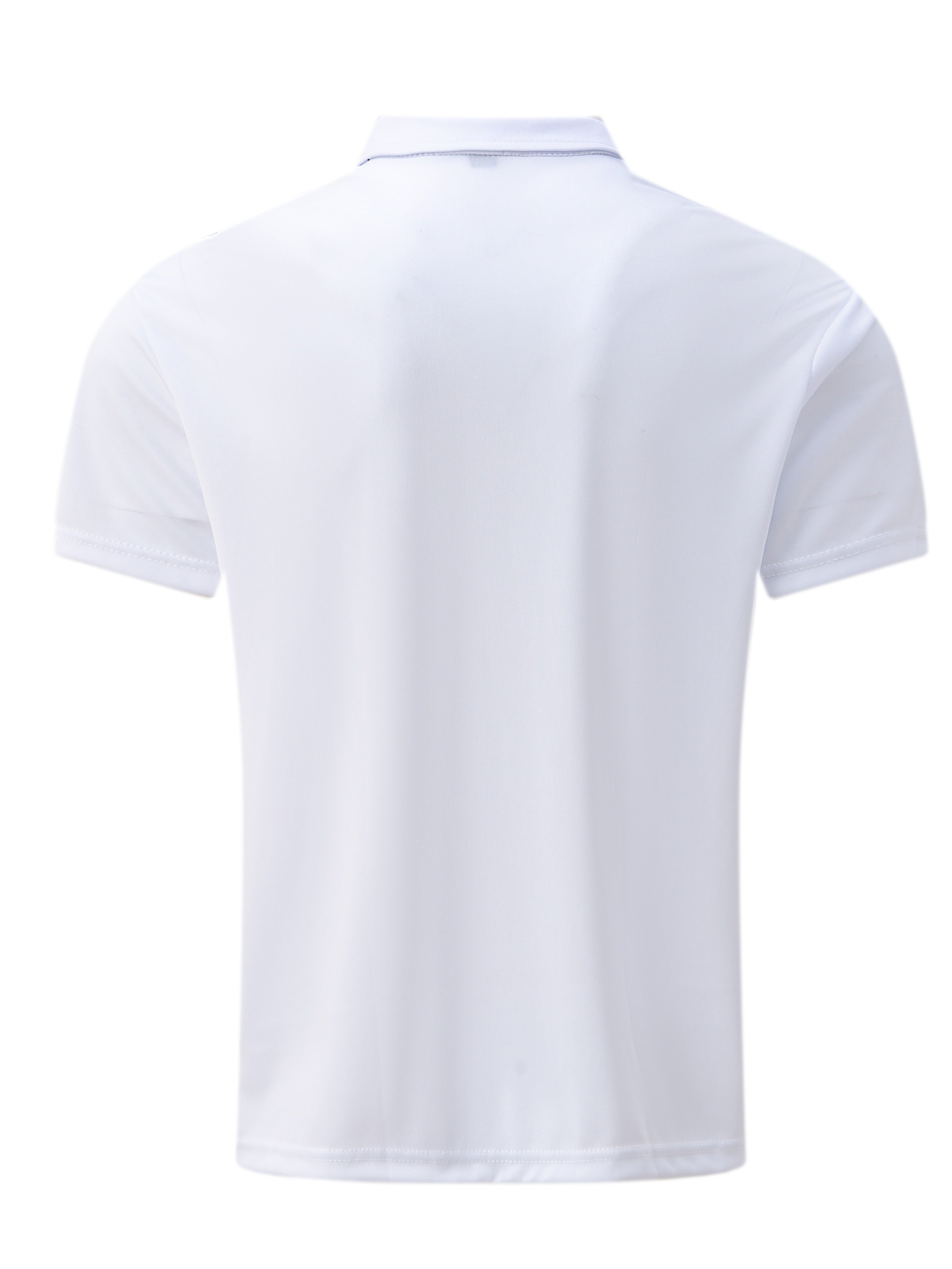 Polo de golf respirant, coupe standard, avec poche zippée sur la poitrine, col en V, manches courtes, pour l'été, vêtements pour hommes