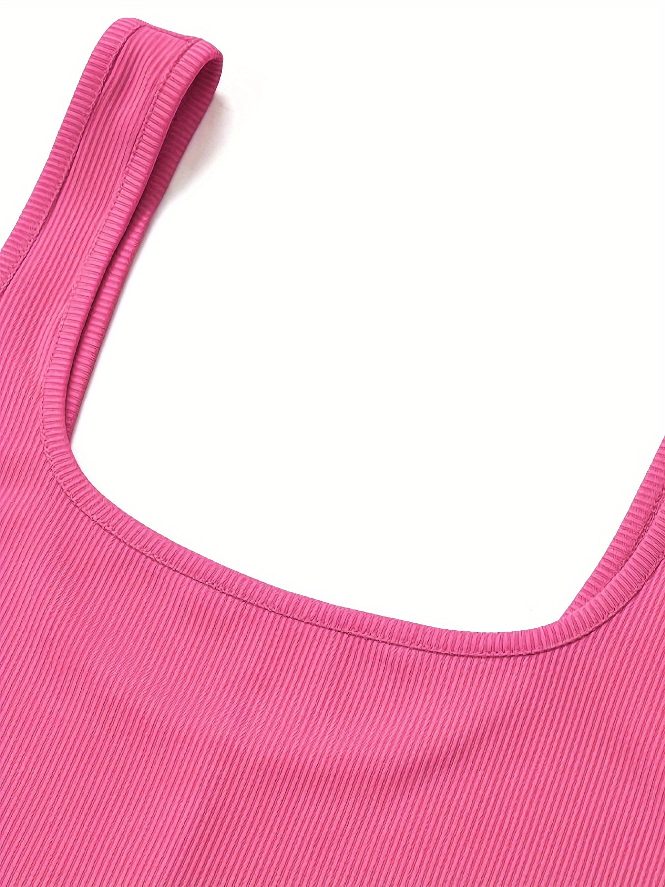 Combinaison slim sans manches, style décontracté, couleur unie, vêtements pour femmes