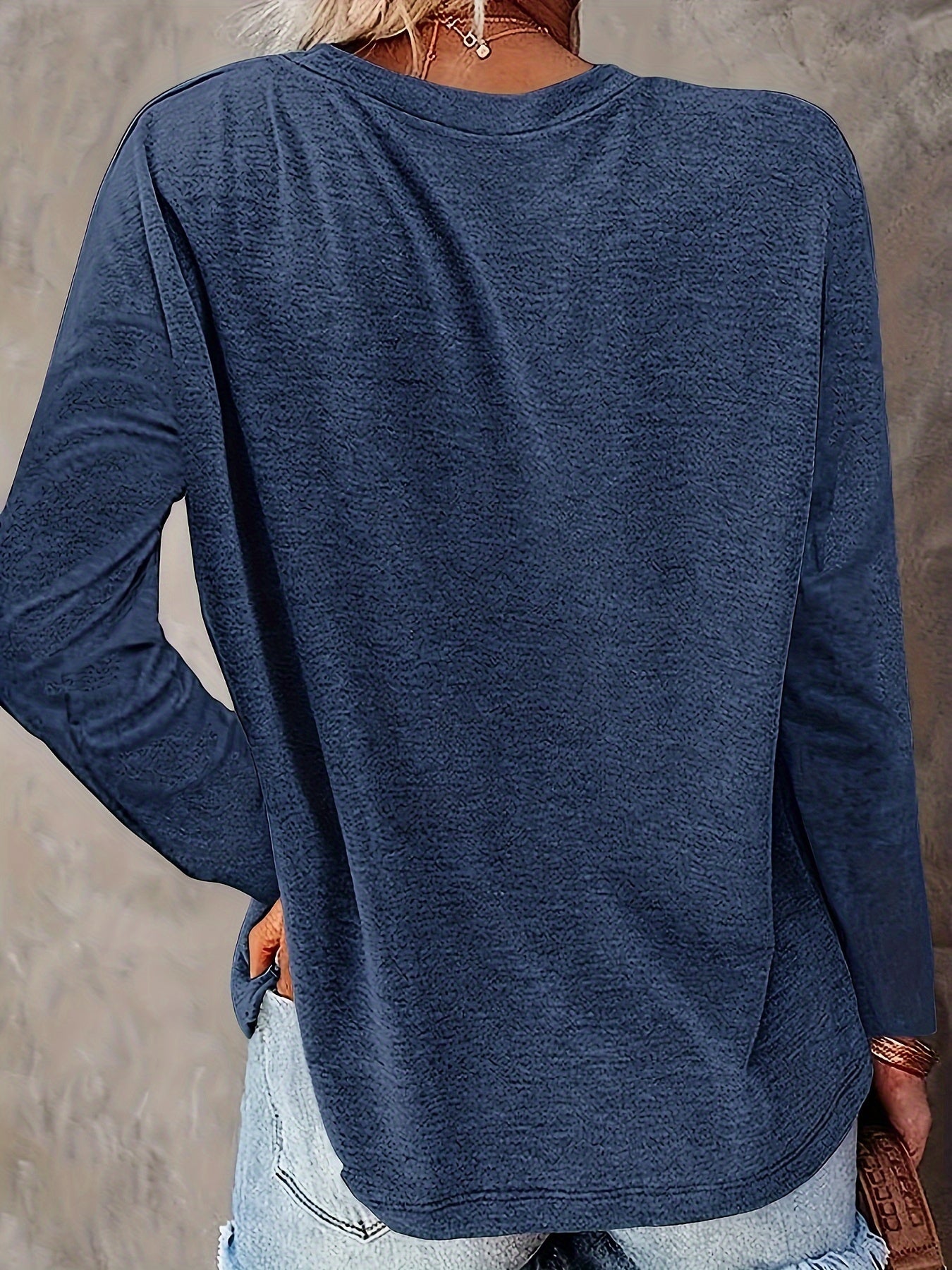 Sweat-shirt ras du cou à imprimé libellule, sweat-shirt décontracté à manches longues pour le printemps et l'automne, vêtements pour femmes