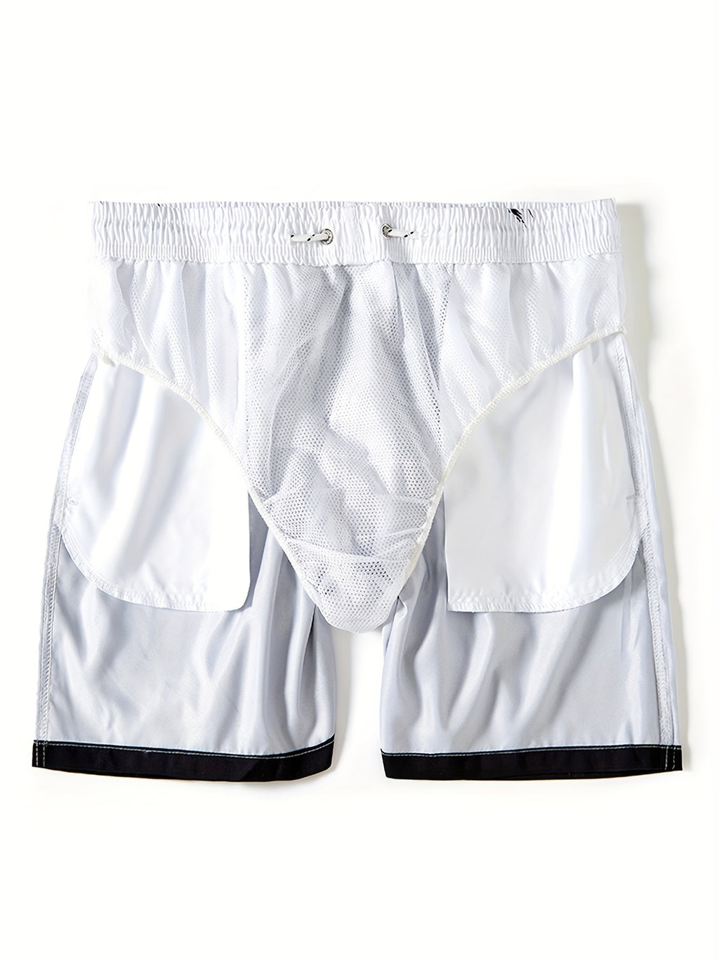 Maillot de bain imprimé cocotier pour homme, séchage rapide, cordon de serrage, pour la plage, l'été, la piscine