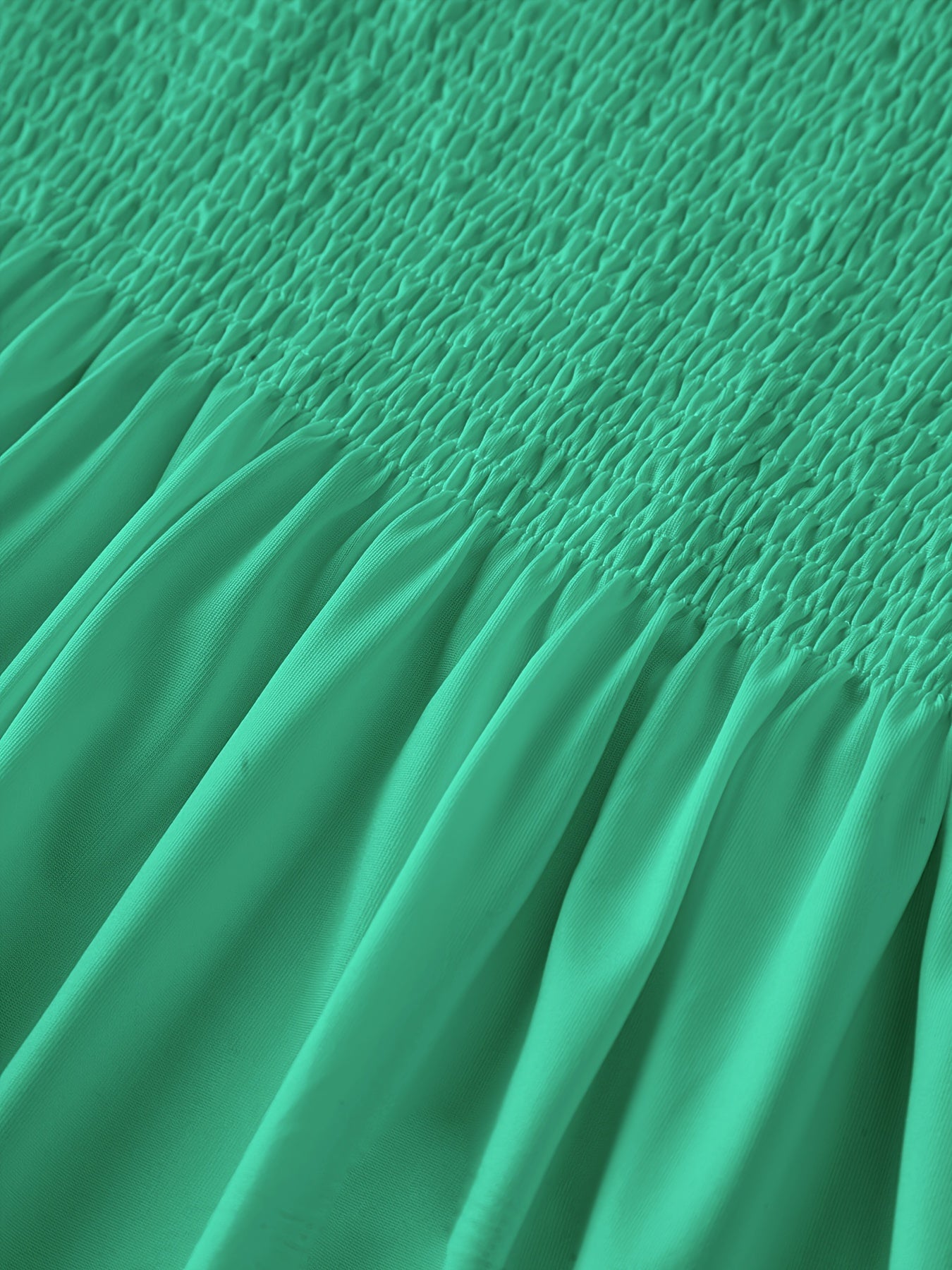 Haut tube à volants froncés, haut bandeau sans bretelles décontracté pour l'été, vêtements pour femmes, mariage, vacances