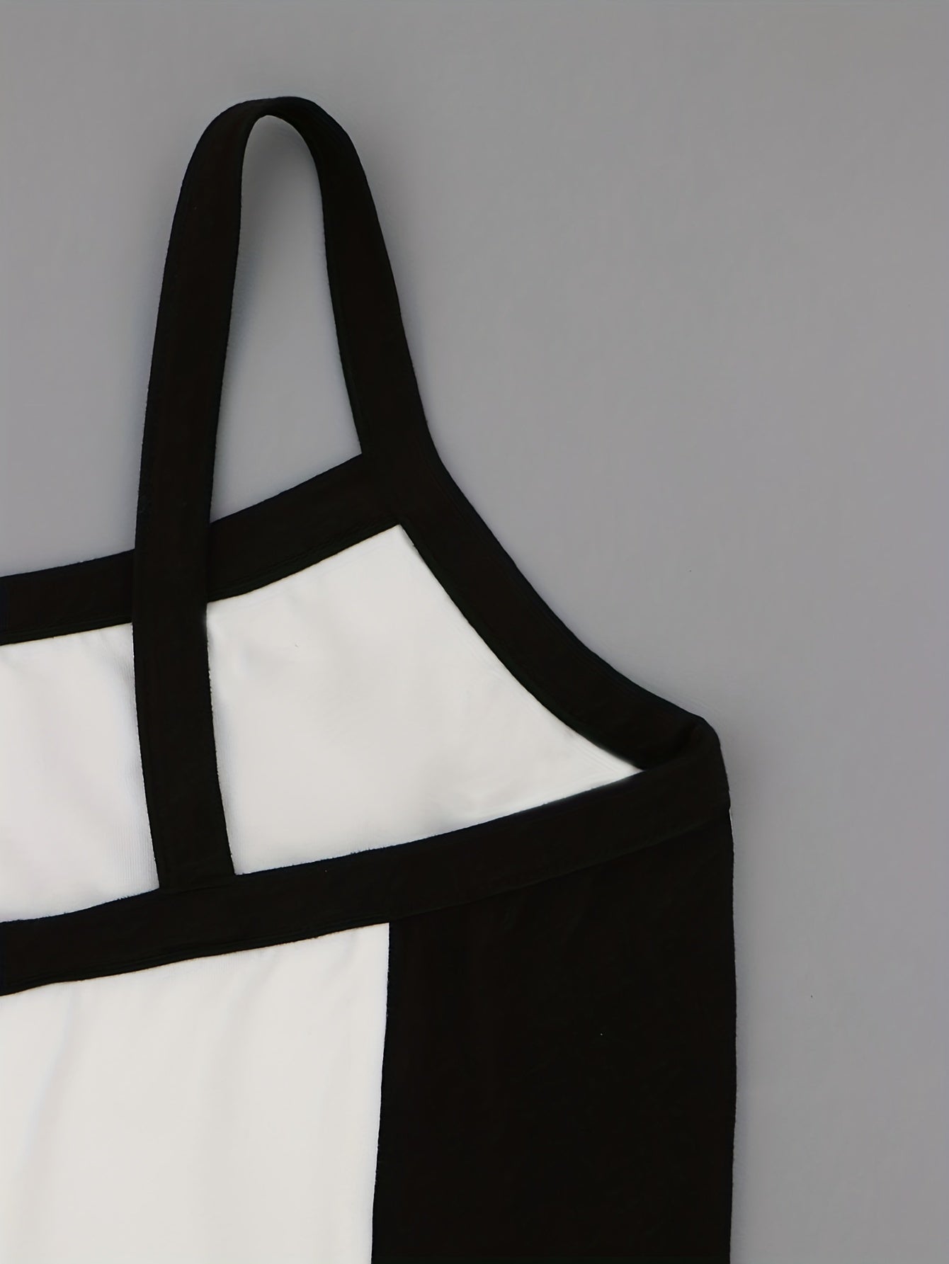 Débardeur simple à blocs de couleurs, haut d'été sexy et slim sans manches, vêtements pour femmes