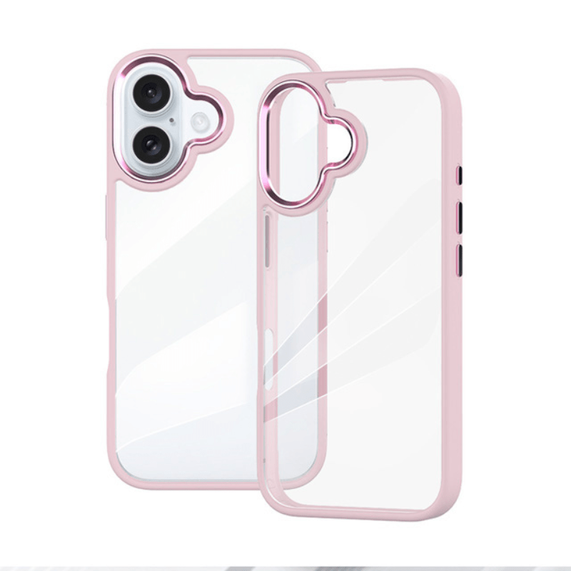 Coque pare-chocs Impact Chrome conçue pour iPhone 16, 16 Plus, 16 Pro, 16 Pro Max, pare-chocs élégant, défense ultime, bouclier léger, protection contre les chutes