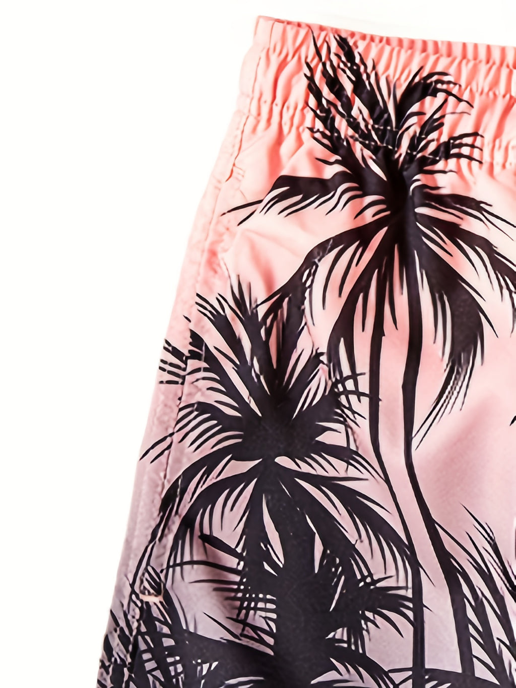 Maillot de bain imprimé cocotier pour homme, séchage rapide, cordon de serrage, pour la plage, l'été, la piscine