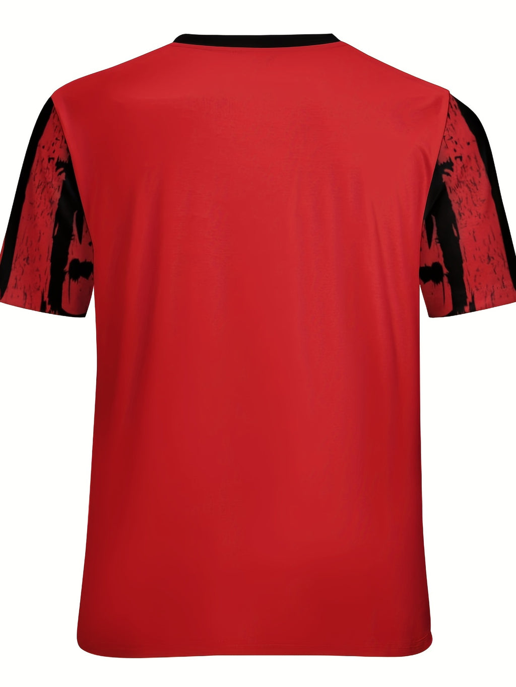 T-shirt ras du cou imprimé éclaboussures de peinture pour homme, design graphique, décontracté et confortable pour l'été, idéal pour l'entraînement quotidien en salle de sport ou la course à pied.