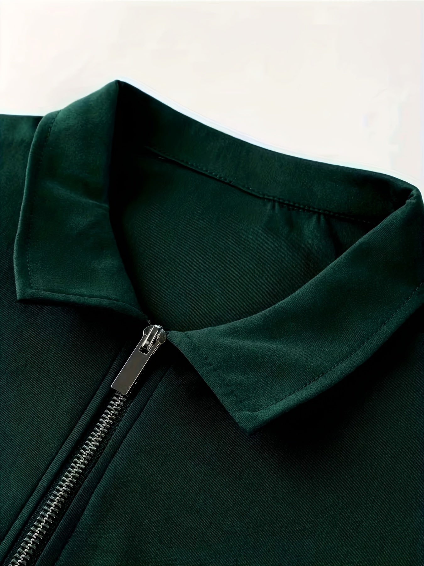 Polo de golf respirant, coupe standard, avec poche zippée sur la poitrine, col en V, manches courtes, pour l'été, vêtements pour hommes